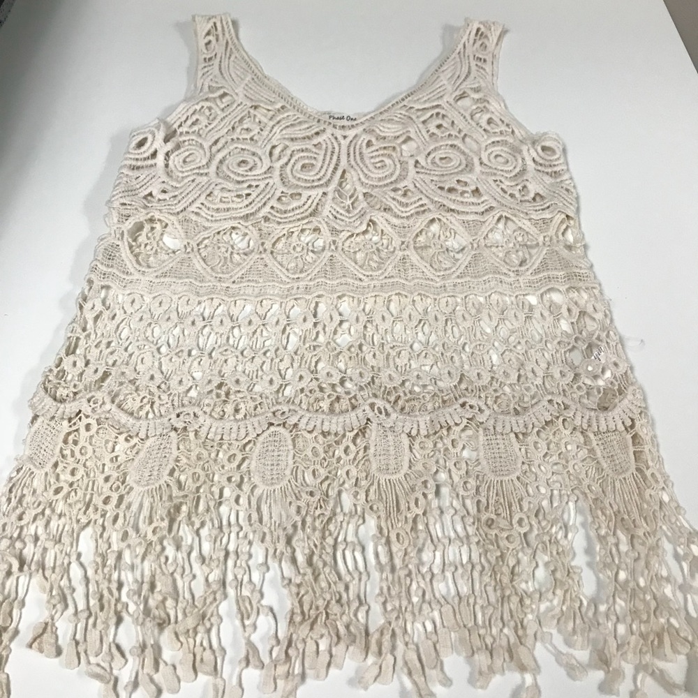 Lace tank top